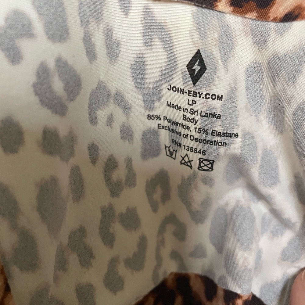 EBY Leopard Print Bralette - Picture 2 of 2